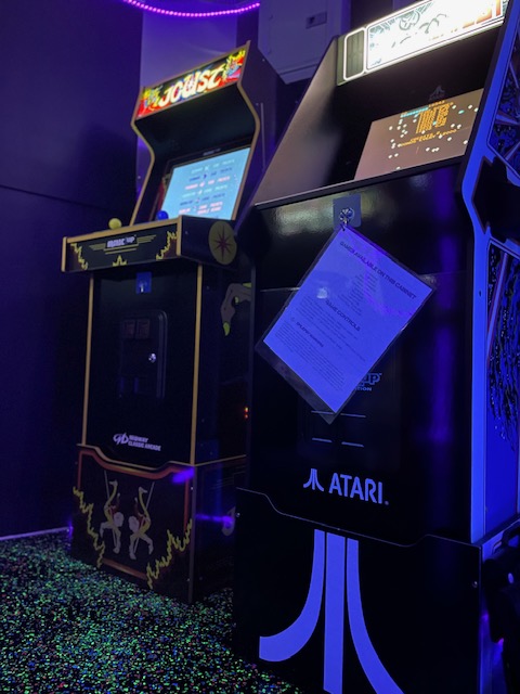 Retro gaming setup